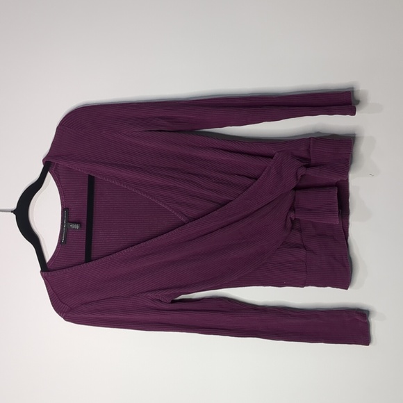 White House Black Market wrap Style Shirt - Picture 1 of 4